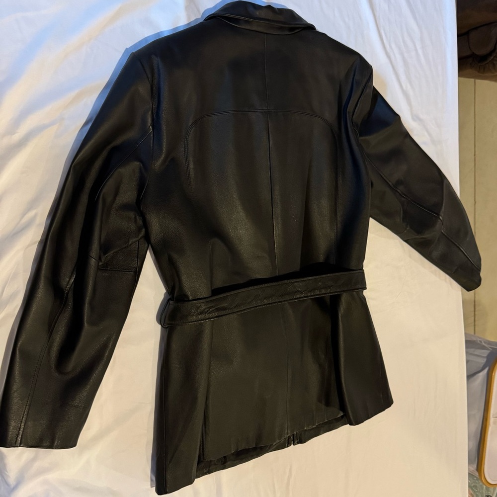 Worthington Women’s Genuine Leather Jacket XL - Picture 3 of 13
